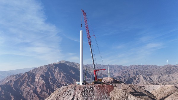 SAC40000T Debut at Baiyin Pingchuan Wind Farm